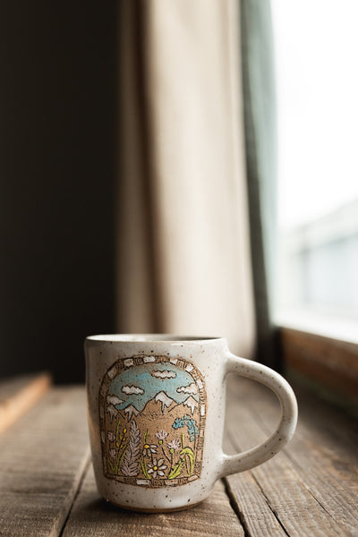 14 oz Window to the Alpine Mug