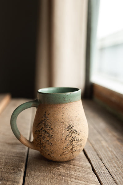 16 oz Forest Mug in Green