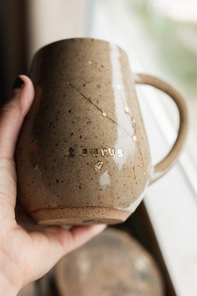GOLD LUSTRE** 20 oz Taurus Mug