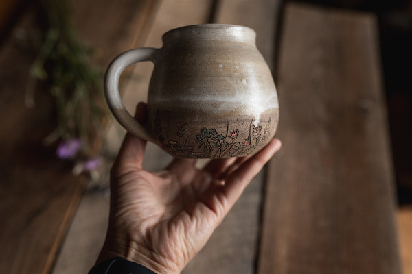 "Mug Club Extras" 14 oz Among the Wildflowers Mug