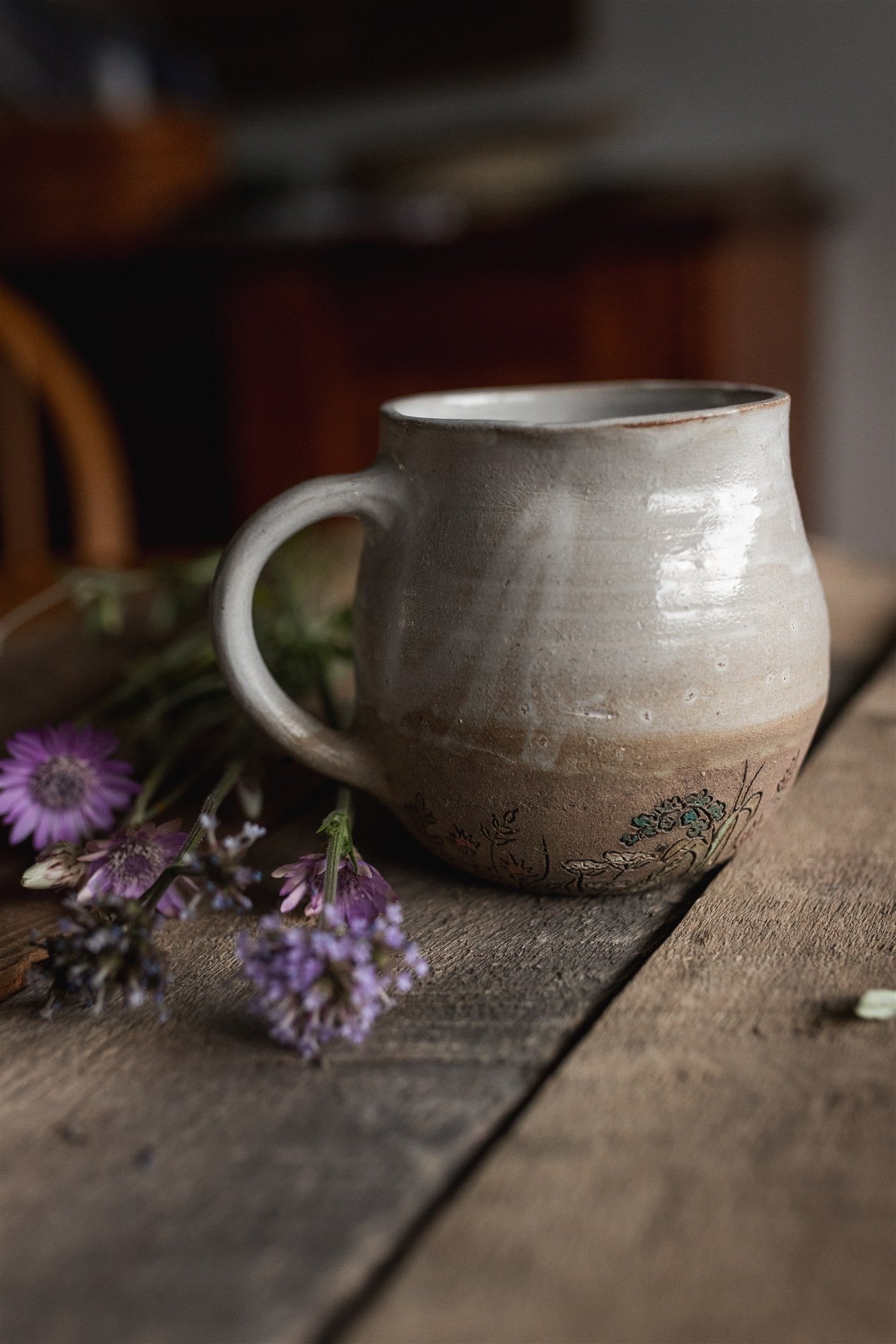 "Mug Club Extras" 16 oz Among the Wildflowers Mug