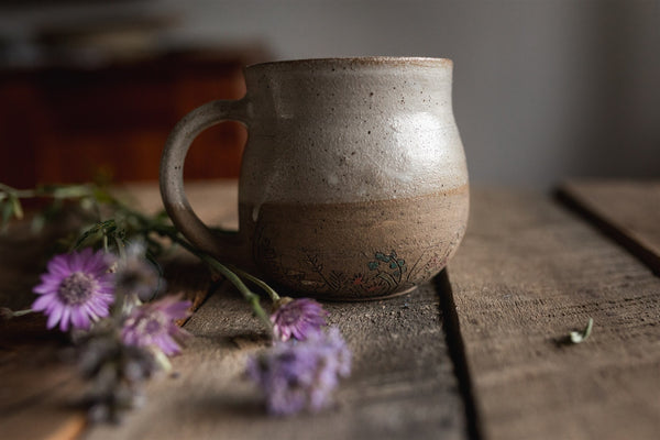 "Mug Club Extras" 16 oz Among the Wildflowers Mug